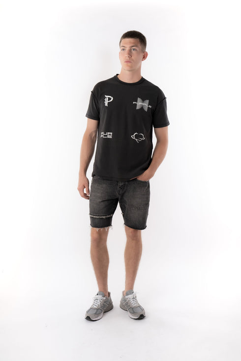 PURPLE BRAND BLACKWORK - BLACK Mens Apparel - MENS APPAREL